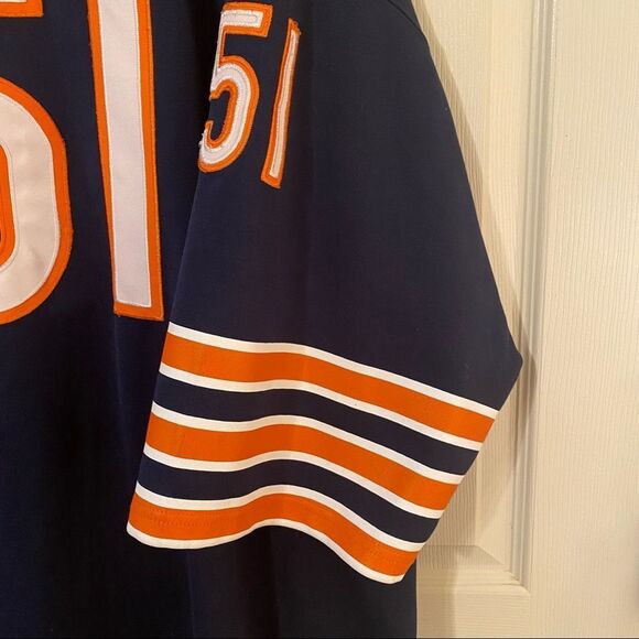 Mitchell & Ness Navy and Orange Men's Jersey - Picture 3 of 10